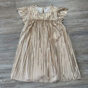 Oshkosh gold shimmery dress